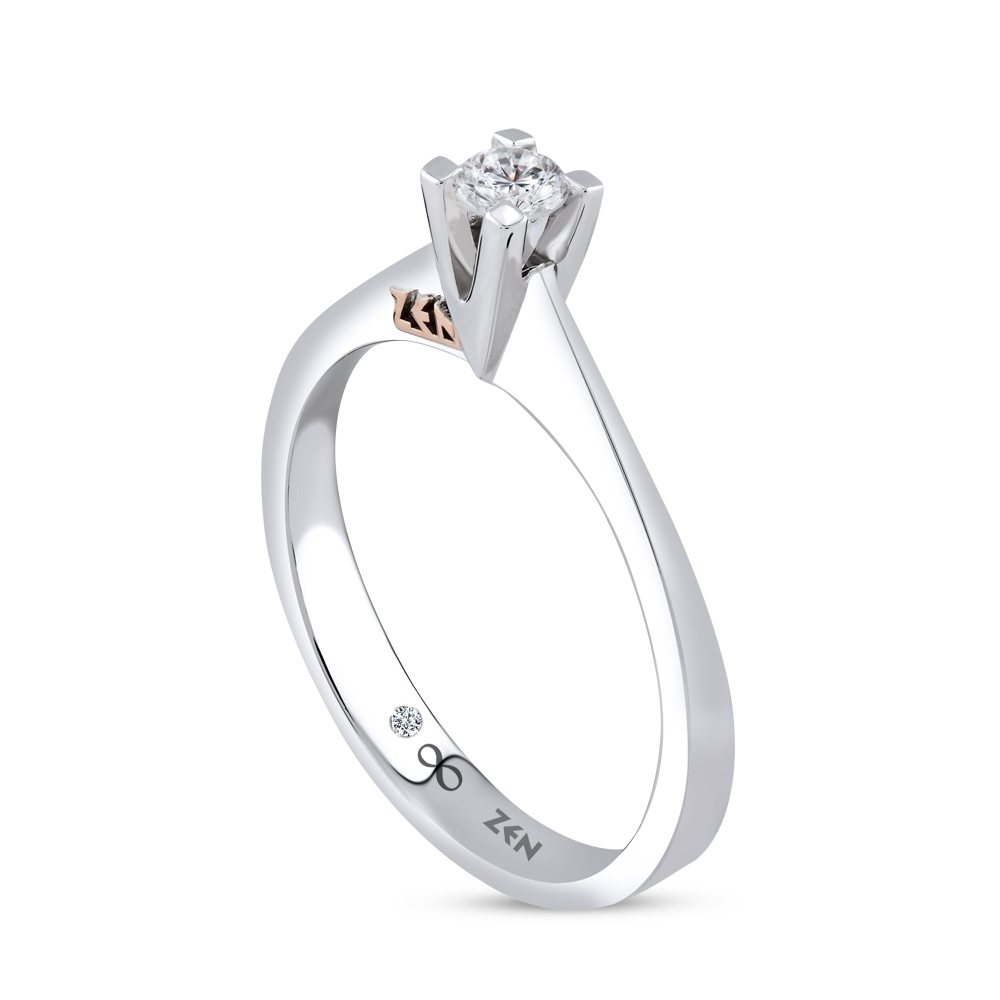 0,20 Karat Everest Tektaş Pırlanta Yüzük