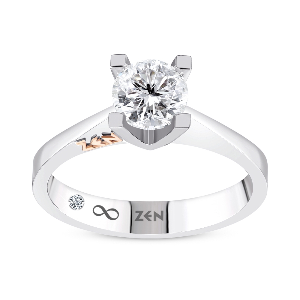 1,00 Karat HRD Sertifikalı Everest Tektaş Pırlanta Yüzük