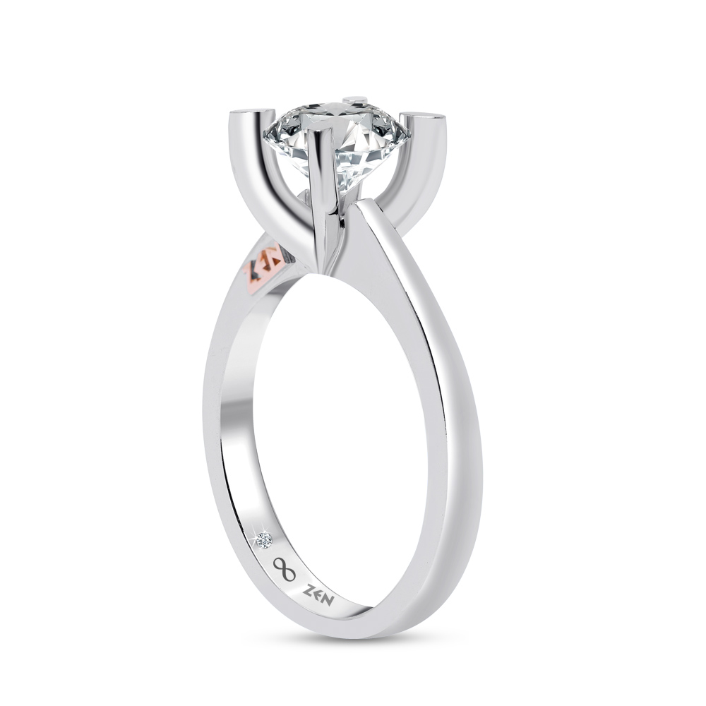 1,00 Karat HRD Sertifikalı Hera Tektaş Pırlanta Yüzük