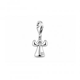 Pırlantalı Gümüş Melek Charm 