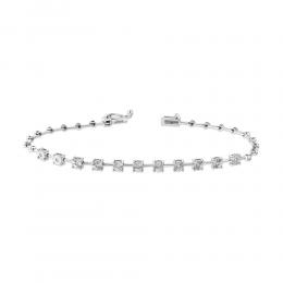 0,06 Karat Pırlanta Su Yolu Bileklik