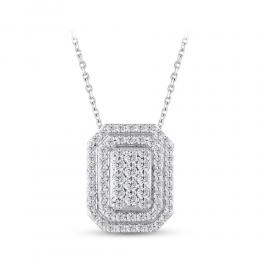 0,71 Karat Tasarım Pırlanta Kolye