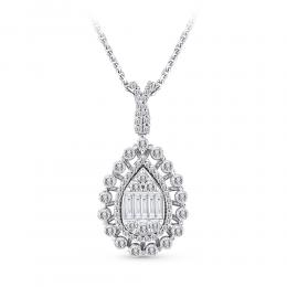 0,96 Karat Tasarım Pırlanta Kolye