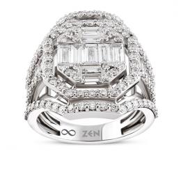 1,95 Karat Baget Pırlanta Yüzük