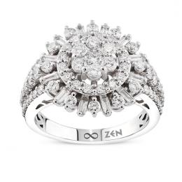 1,25 Karat Baget Pırlanta Yüzük