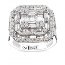 1,77 Karat Baget Pırlanta Yüzük