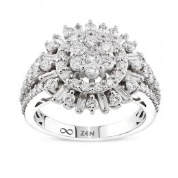 1,25 Karat Baget Pırlanta Yüzük