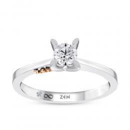 0,20 Karat Hera Tektaş Pırlanta Yüzük