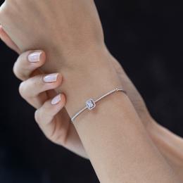 0,20 Karat Baget Pırlanta Bileklik